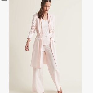 - Skin Worldwide 100% Organic Pima Cotton Robe- Size XS (0) in Pearl Pink